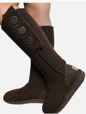 Ugg Classic Cardy Boot Brown Winter 8